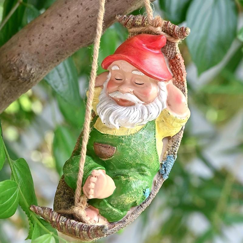 Outdoor Garten Nikolaus Dekorationen, Gartentierfiguren, Harz Handwerksornamente, Hund und Frosch Hängeartikel
