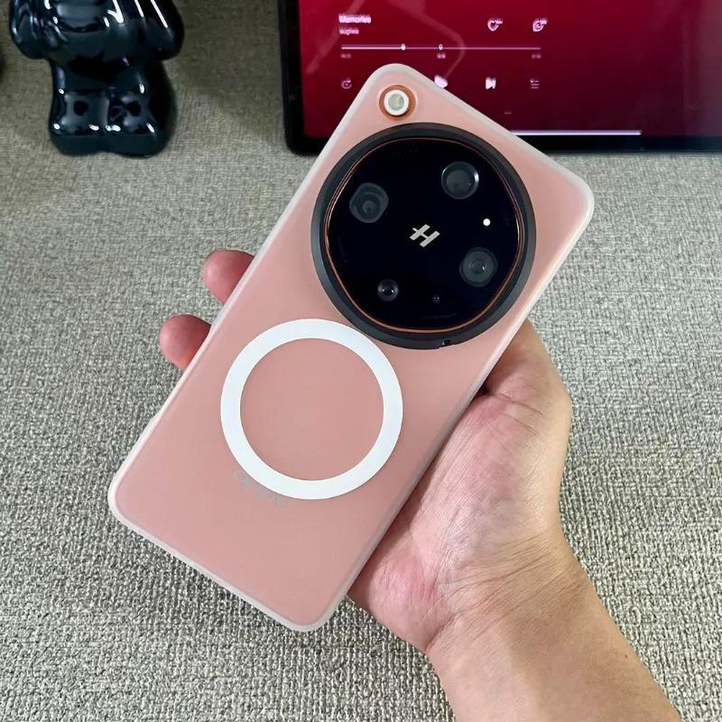 For OPPO Find X9 Ultra Case Magnetic For MagSafe Matte Transparent Acrylic Silicone Skin Feel Hard Cover Dustproof Bumper