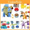 Figuras de Ovos Transformáveis de Pokémon Pikachu Charizard Bulbasaur Brinquedos Colecionáveis