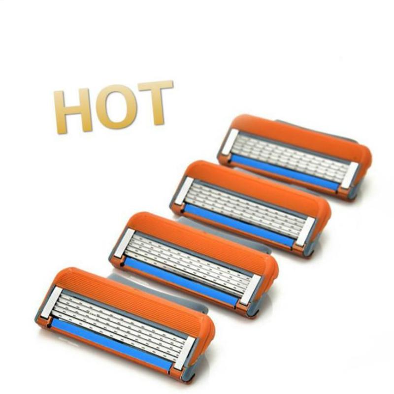 12ks holicích čepelí Bezpečnostní pánské holicí péče o obličej Vyměnitelné čepele pro Gillettee Fusione 5