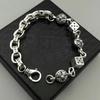 Vintage Cross Dice Bracelet: Wu Lin Personality for Couples