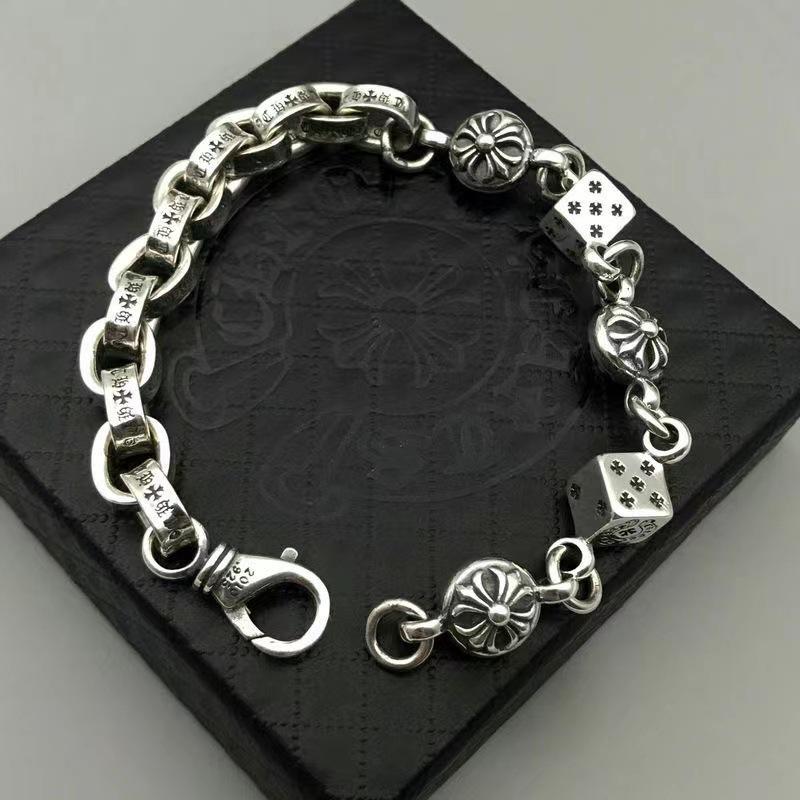 Vintage Cross Dice Bracelet: Wu Lin Personality for Couples