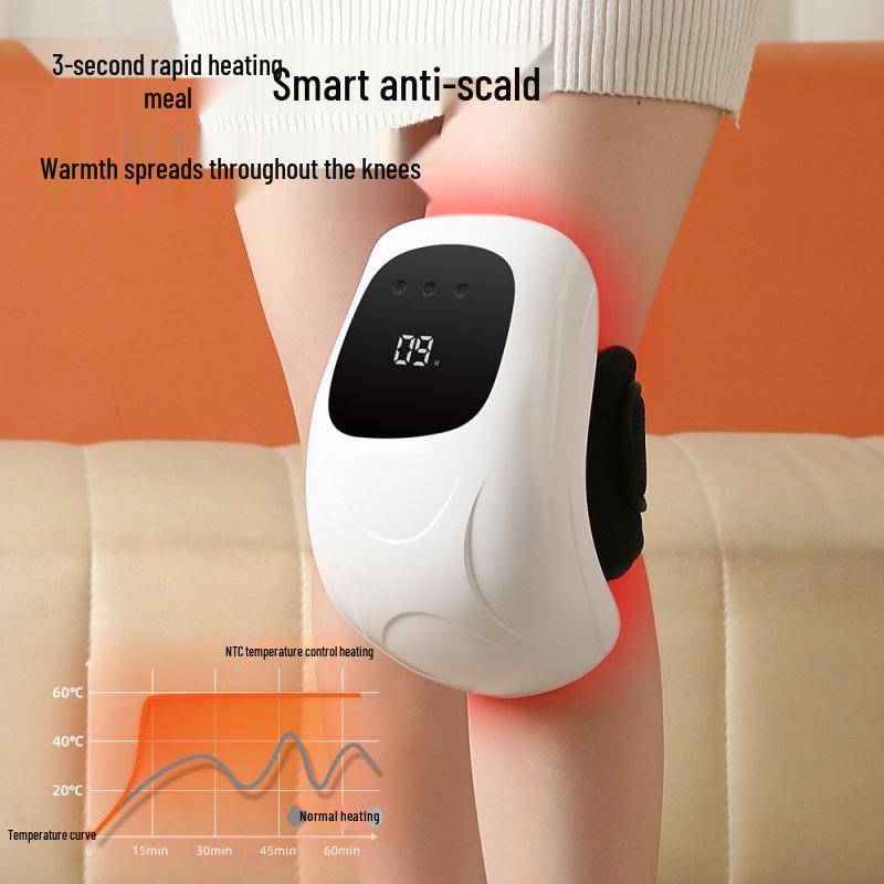 Cross-Border Heated Knee Massager with Red Light Vibration for Cold Legs