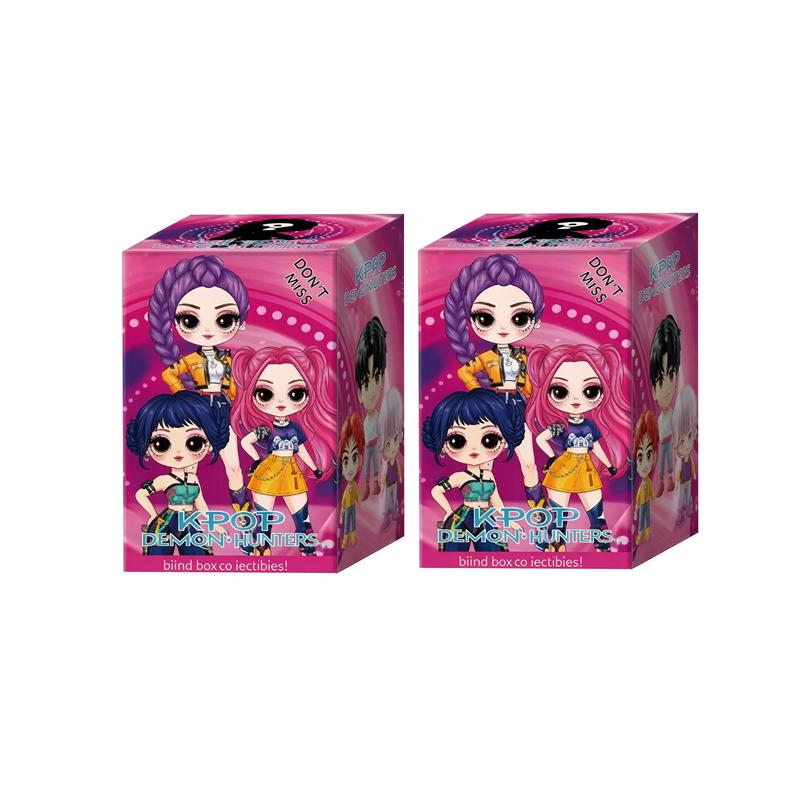 Beautiful Anime Q version Kpop Devil Hunter Blind Box Blind Bag Small statue Peripheral model Desktop Blind box decoration gift