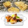 Edelstahl Frittierkorb Multifunktions-Netzfrittierkorb(27*12*6cm)
