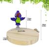 Parrot Stand Bird Cage Accessories Natural Chewable Enrichment Toy Playground Accessories For Conure Chicken Pigeon Indoor