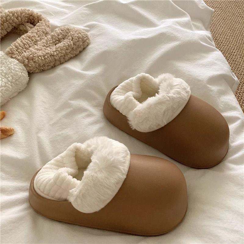 

Универсальная высококачественная хлопковая обувь для женщин, осень, можно носить на улице, бархат для сохранения тепла, удобные, ленивые хлопковые тапочки оптом 44-45 коричневый