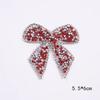 1PC Colorful Bow-Knot Sticker Rhinestone Iron-On Patches for Clothes Clothing Decoration Decal Patches for Jackets