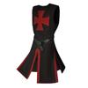 Mens Medieval Crusader Knights Templar Tunic Cosplay Costumes Renaissance Halloween Surcoat Warrior Cloak Tops Belt