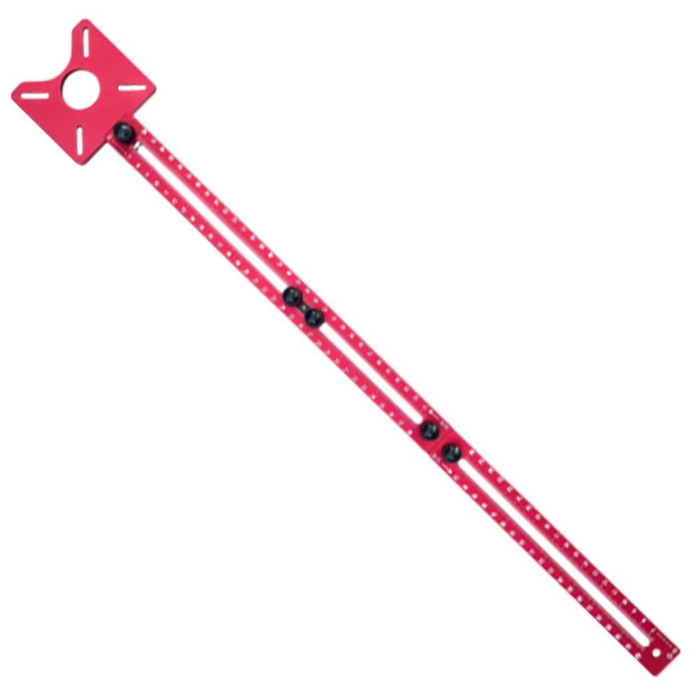 Adjustable Drill Punch Locator Aluminum Zinc Zinc Alloy Wood Drilling Dowelling Guide  Hole Punch