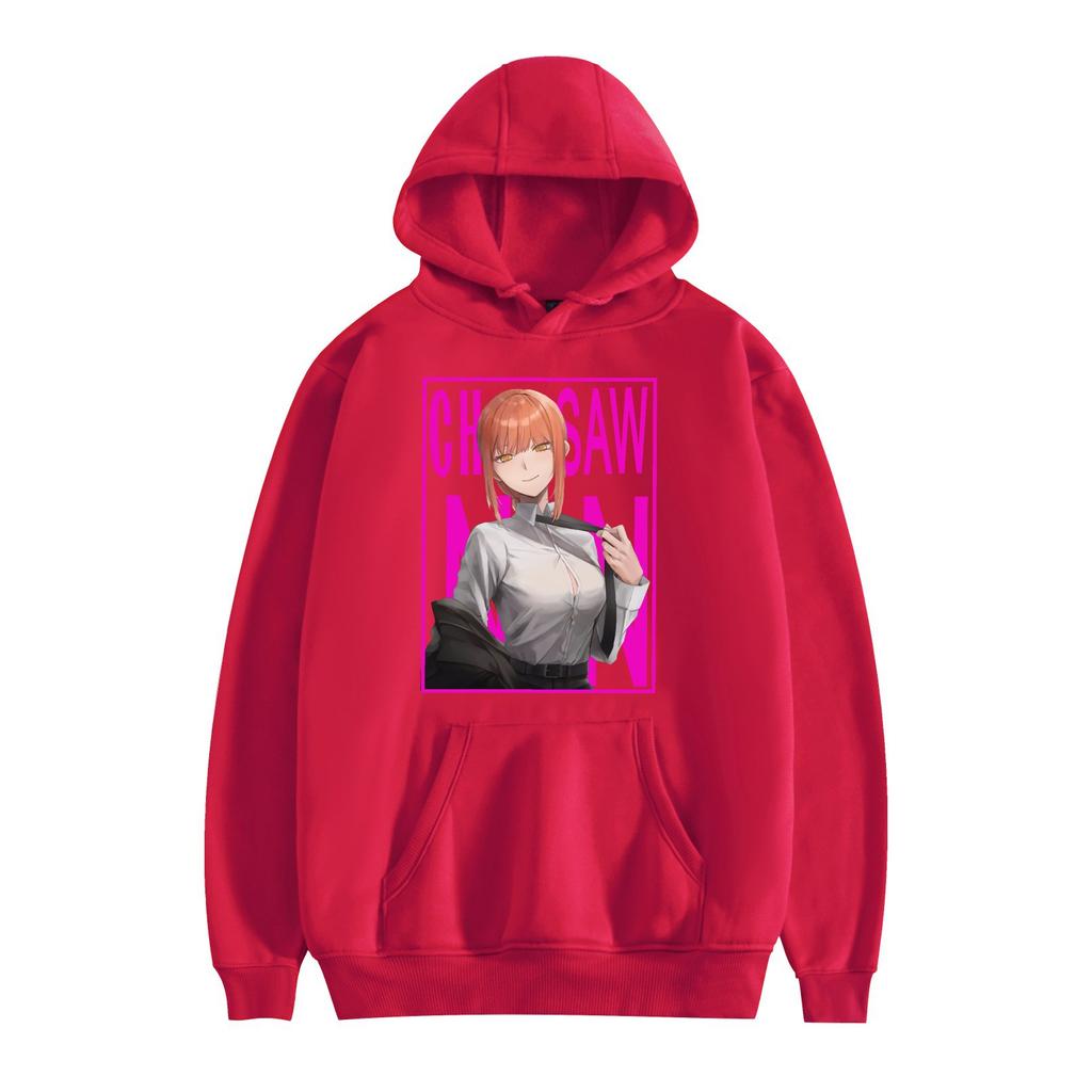 Chainsaw Man Anime Printed Men's Fashion Long Sleeve Hoodie Cartoon Sweatshirt