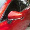 ABS Chrome Car Rearview Side Mirror Stripe Cover Trim 2pcs Fit For Mazda 3 AXELA M3 2014 2015 2016
