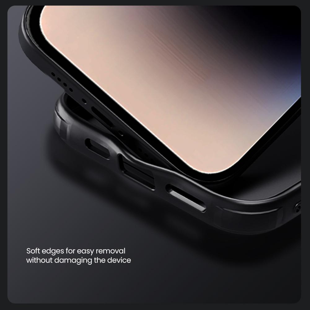 NILLKIN Camshield Pro for iPhone 16 Pro Case Compatible with MagSafe TPU+PC Phone Cover with Slider Camera