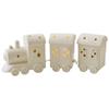 Nordic Ceramic Luminous Train Mini Igloo Luminous Small Ornaments Home Christmas Ornaments New Year Gifts