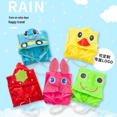 Poncho de Chuva Grosso de Desenho Animado de Pato para Crianças e Alunos de Jardim de Infância