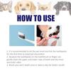 Yegbong Pet Oral Cleaning Cream Cats and Dogs Clean Oral Odor Tartar Stains White Teeth