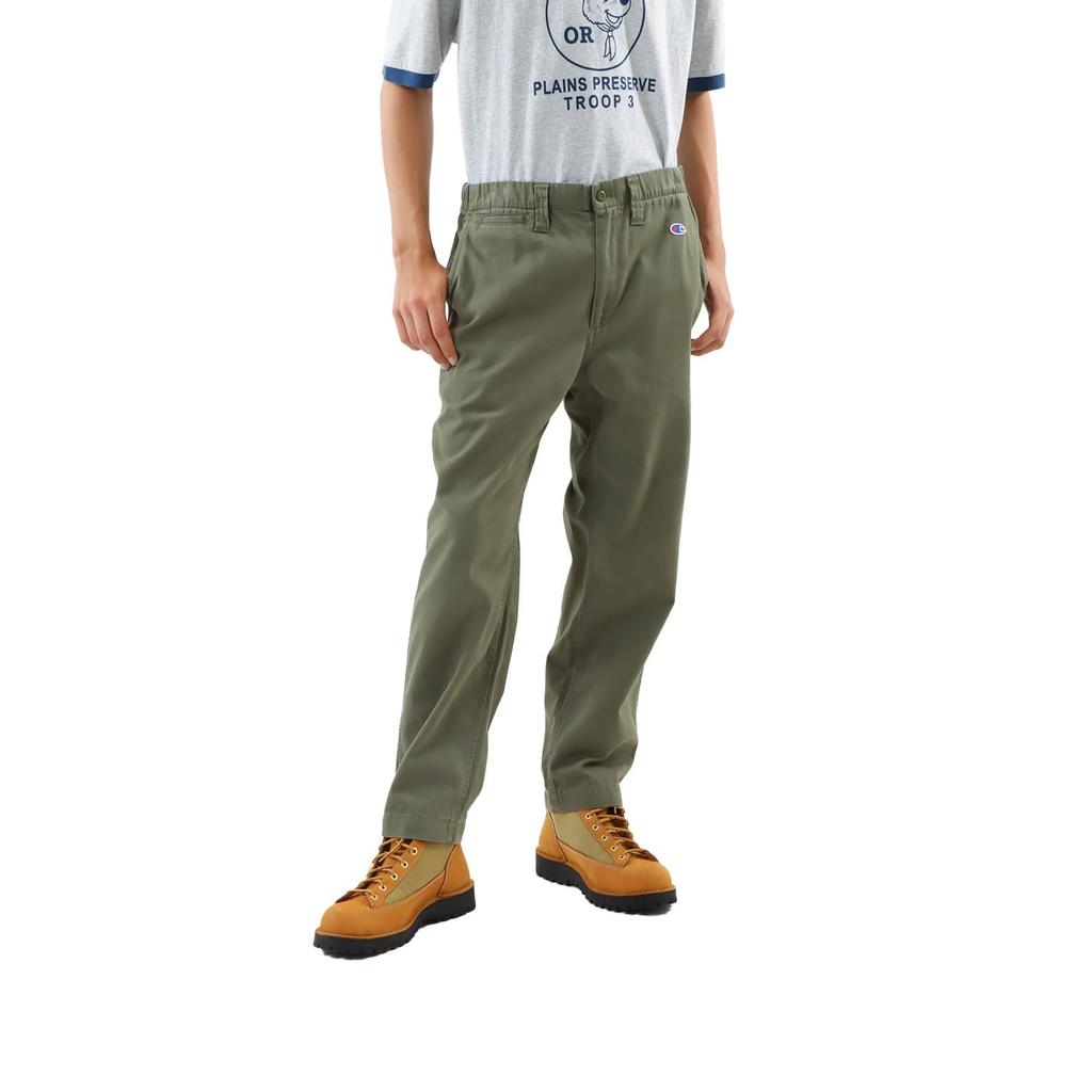 Champion Casual Cotton Zipper Fly Long Men's 100% Pants, Olive, C3-Z209