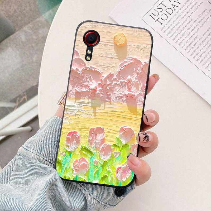 For Samsung Galaxy Xcover 5 EE Phone Case astronaut Silicone Camera Protection Back Cover For Samsung Xcover5 G525F 5EE Coque