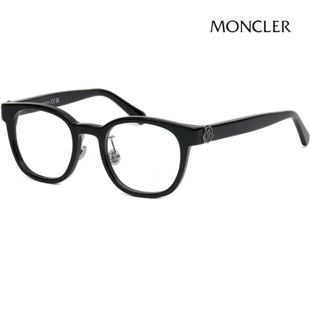 

[Moncler] Eyeglass Frames ML5201D 001 Men s & Women s Fashion Horn-rimmed Glasses