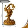 'Shivji Vasuke' Gold Antique Resin Figurine Idol Statue Shiva Murti with Vasuke Showpiece for Mandir Home Decor, Height 6 Inches, Religious