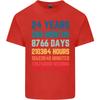 24th Birthday 24 Year Old Unisexs Light Cotton TShirt