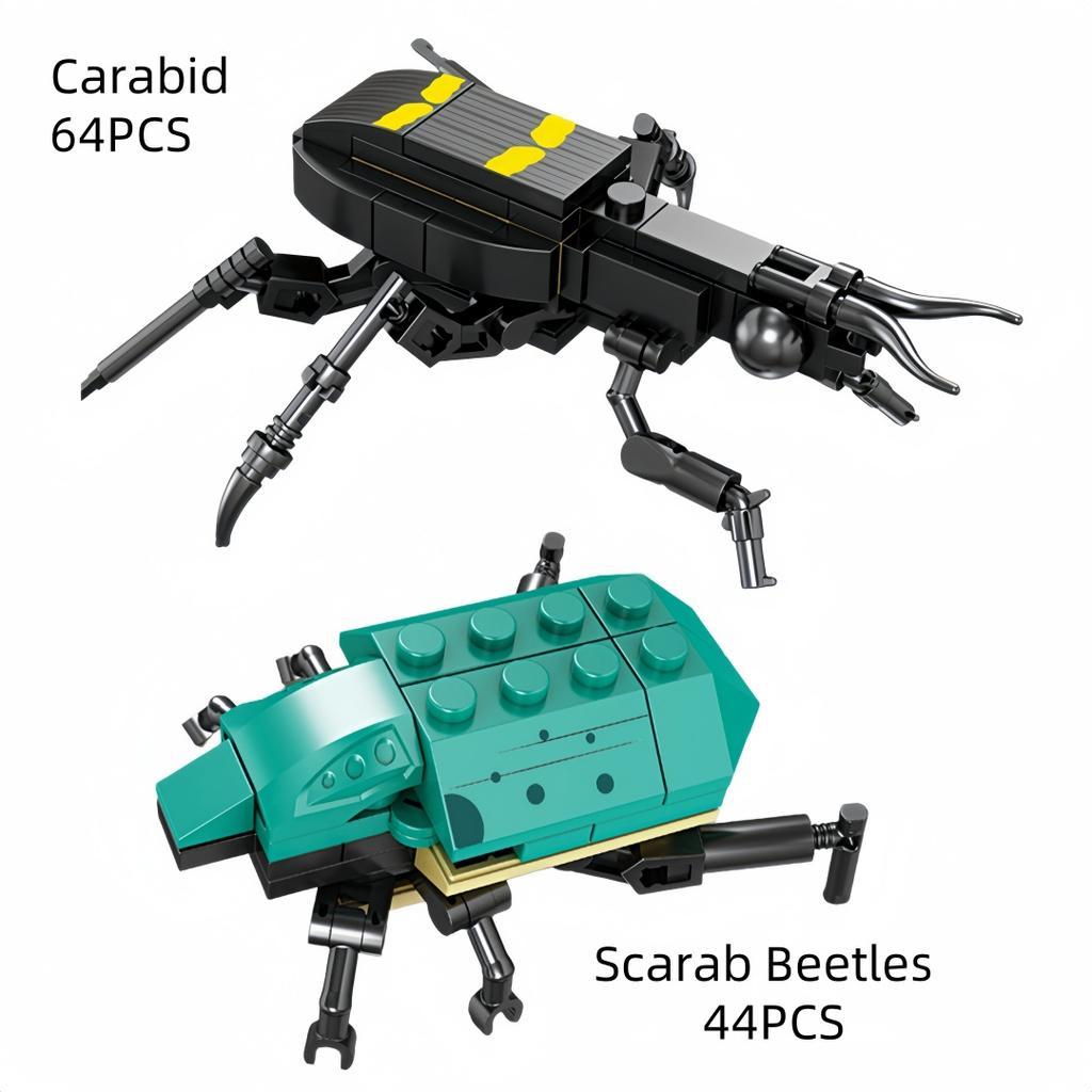KNEW BUILT Model Trilobita Pająka Stonogi Skorpiona Owada Klocki Zabawka - Przerażająca Zabawka-żart, Puzzle Montażowe Prezent dla Dziecka