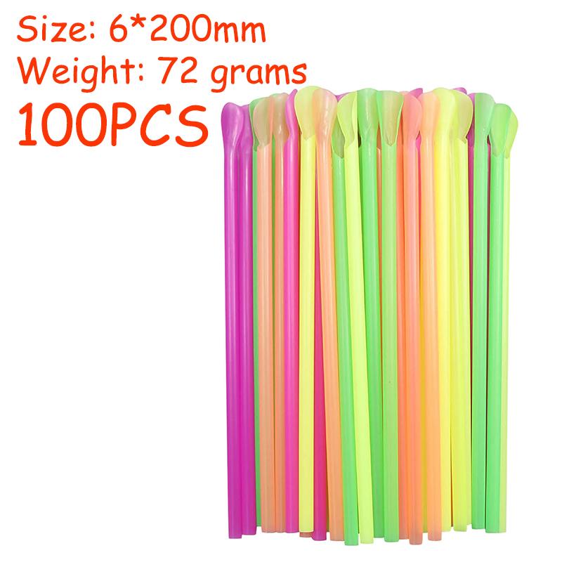 

1000-4000Pcs Multicolor Kunststof Straws for Wedding Party Supplies Beverage Kitchen Cocktail Drinking Straws pajitas plastique
