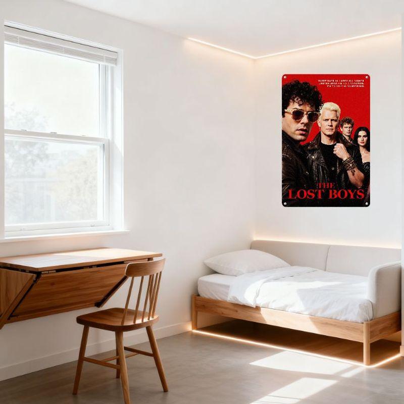 The Lost Boys Movie Vintage Metal Tin Sign Custom Horror Film Wall Decor for Home Bar Man Cave Cafe Pub Art Poster Plaque