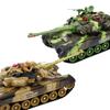 Large RC Parent-Child Tank Battle Toy: Rechargeable, Tracked Off-Road 2.4G Cannon Vehicle