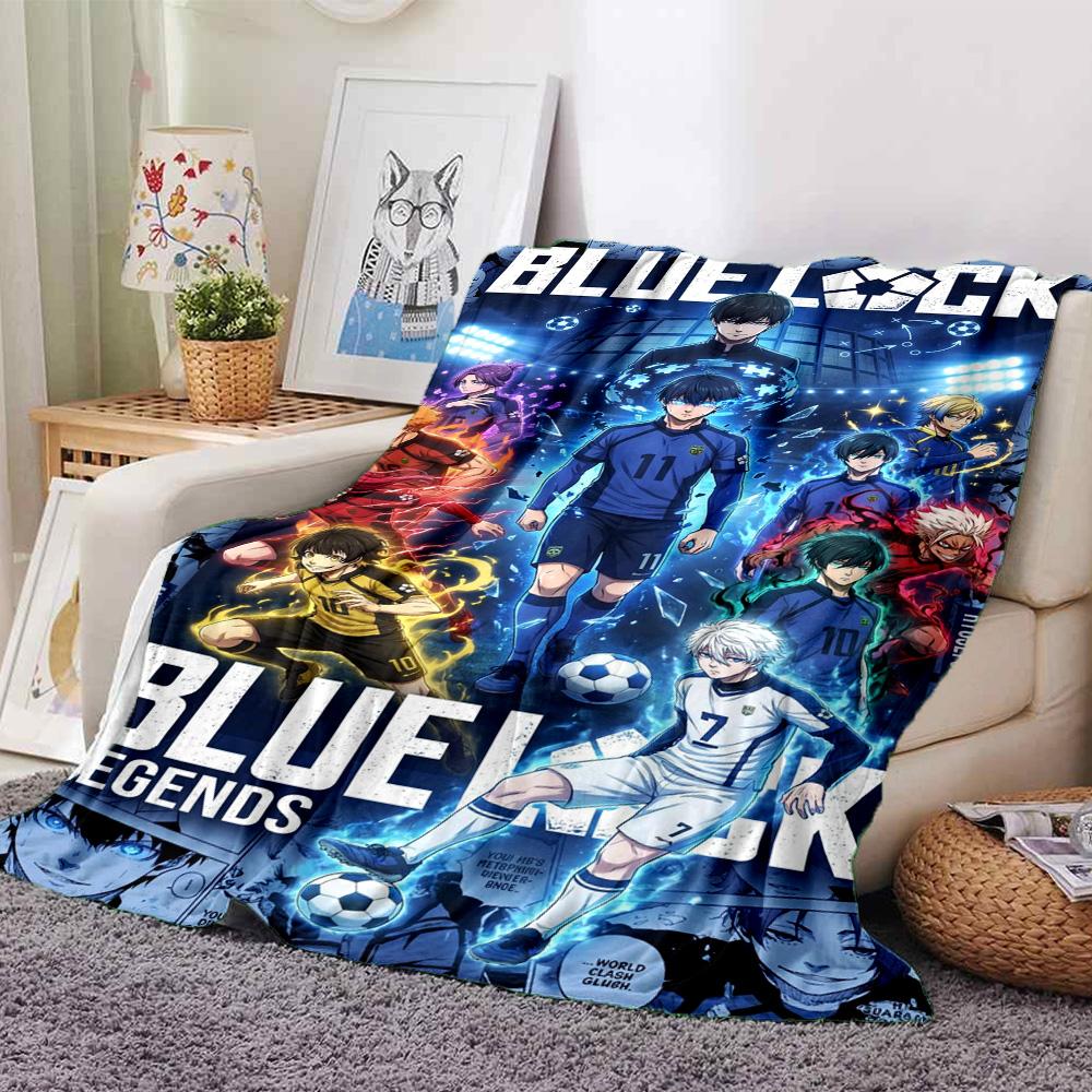 Bluelock Print Flannel Blanket High Quality Warm Comfortable Cover for All Seasons Perfect for Gifts Home Decor
