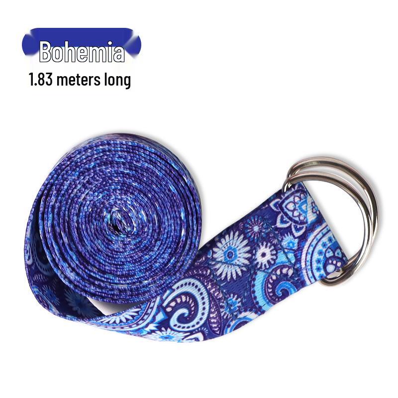 

Iyengar Yoga Stretching Strap - Anti-Hunchback, Shoulder Opening, Non-Elastic.