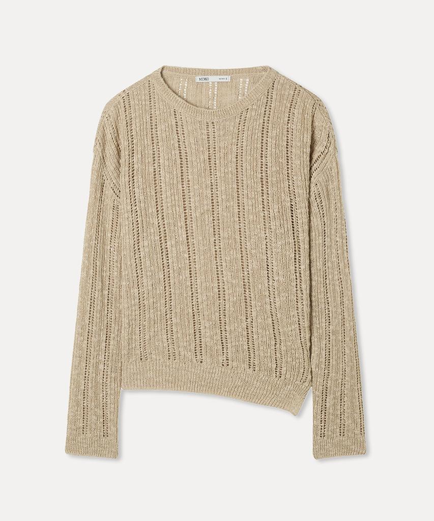 MIXXO Slit See-Through Pullover Re Kaf74Qt_Miwkag50Qt