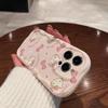 KT Cat Bowknot Drop-proof Phone Case for Apple iPhone 11/12/13/15/16 Pro/17 Pro Max