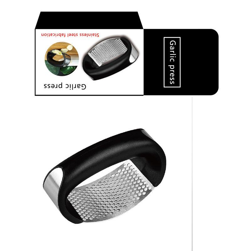 Stainless Steel Garlic Press & Masher - Manual Press-Type Tool