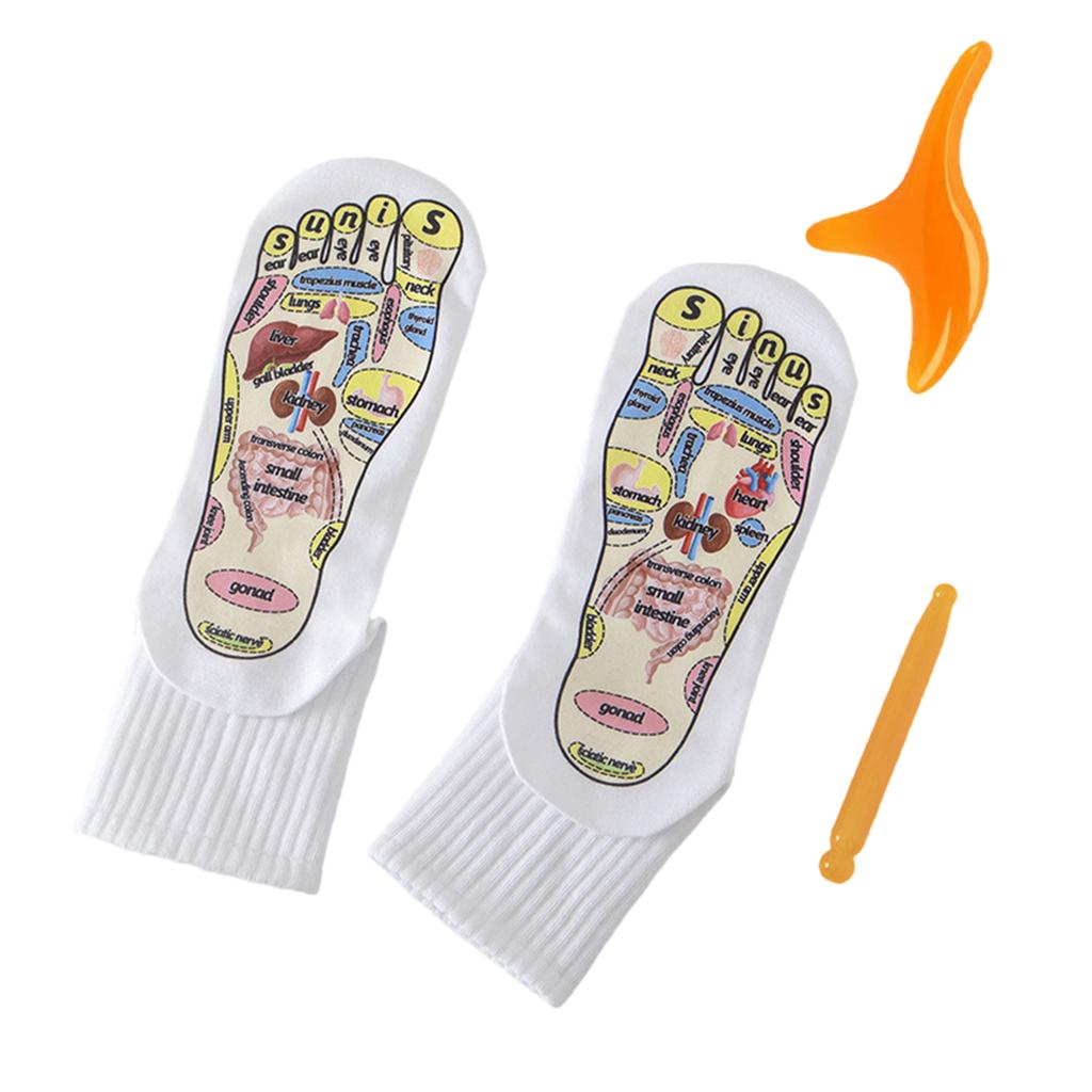 Relaxation Foot Massage Acupressures Reflexology Socks for Promote Blood Flow Great for Various Setting Gym and Home