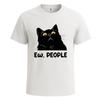 Ew People Black Cat Lover Men's T Shirt Novelty Design Joke Gift Top Tee