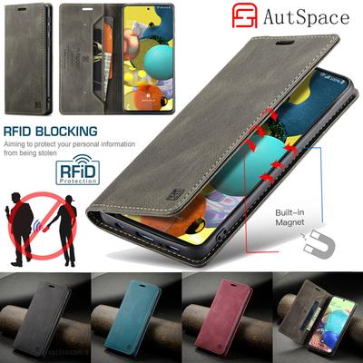 Funda de Cuero con Tapa Magnética para Teléfono Samsung Galaxy A13 A23 A33 A53 A73 A14 A24 A34 A54 A52 A51 A50 Cartera Tarjetero Cubierta Coque Etui