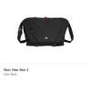 Adidas Recycled Polyester Messenger Bag, Shoulder Bag, Crossbody Bag Unisex Black KS8255