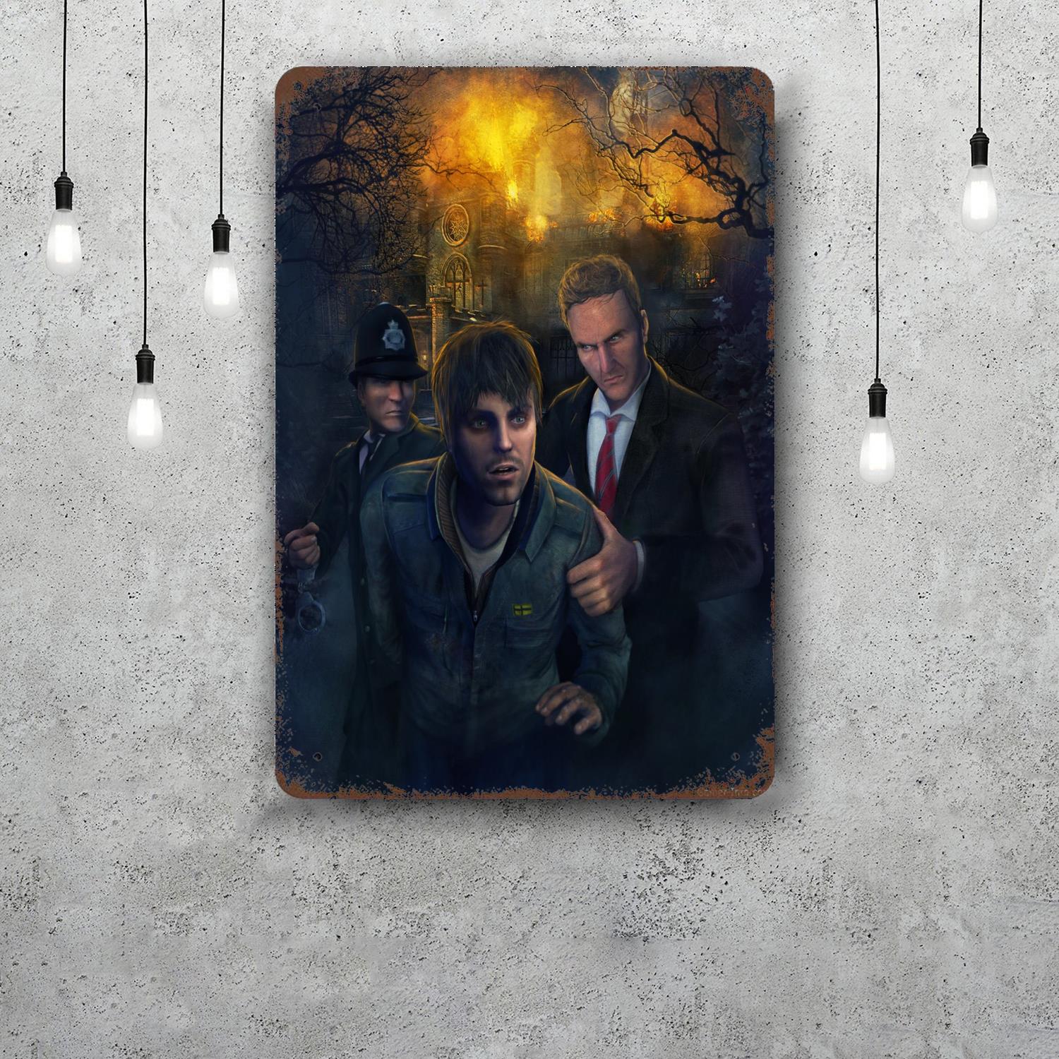 

Черное зеркало Телесериал Декор Винтажные Металлические Знаки Жестяные Знаки Постер Капитана Декор для Бара Паба Клуба Мужской Уголок Настенное Украшение 20x30cm（7.8x11.8inch）