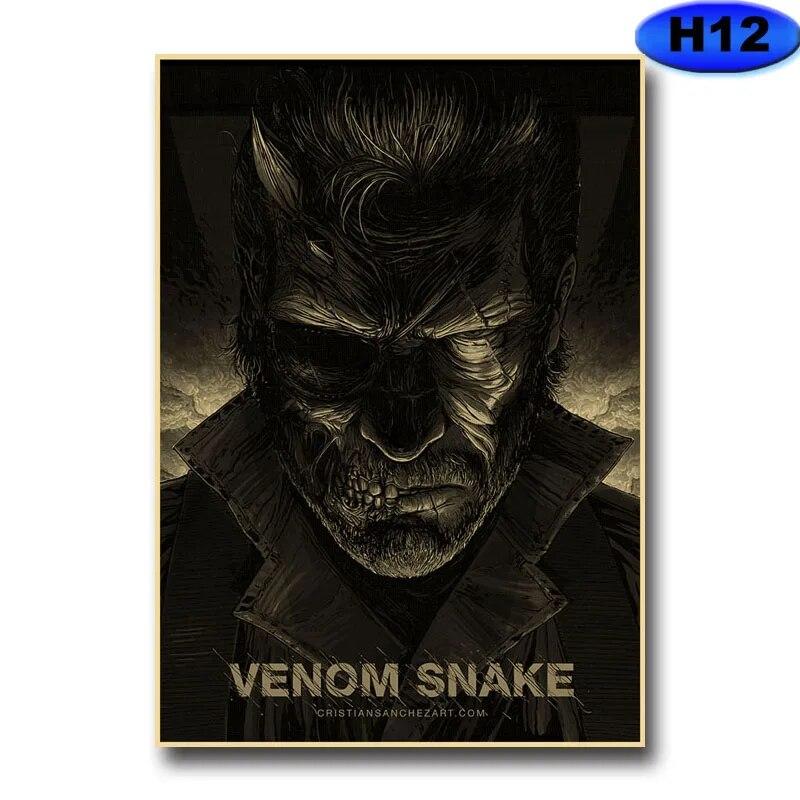 Modern heminredning Målning HD-utskrifter Videospelsaffischer Kraftpapper Vintageaffisch Väggdekor Rum Bar Café Inredning