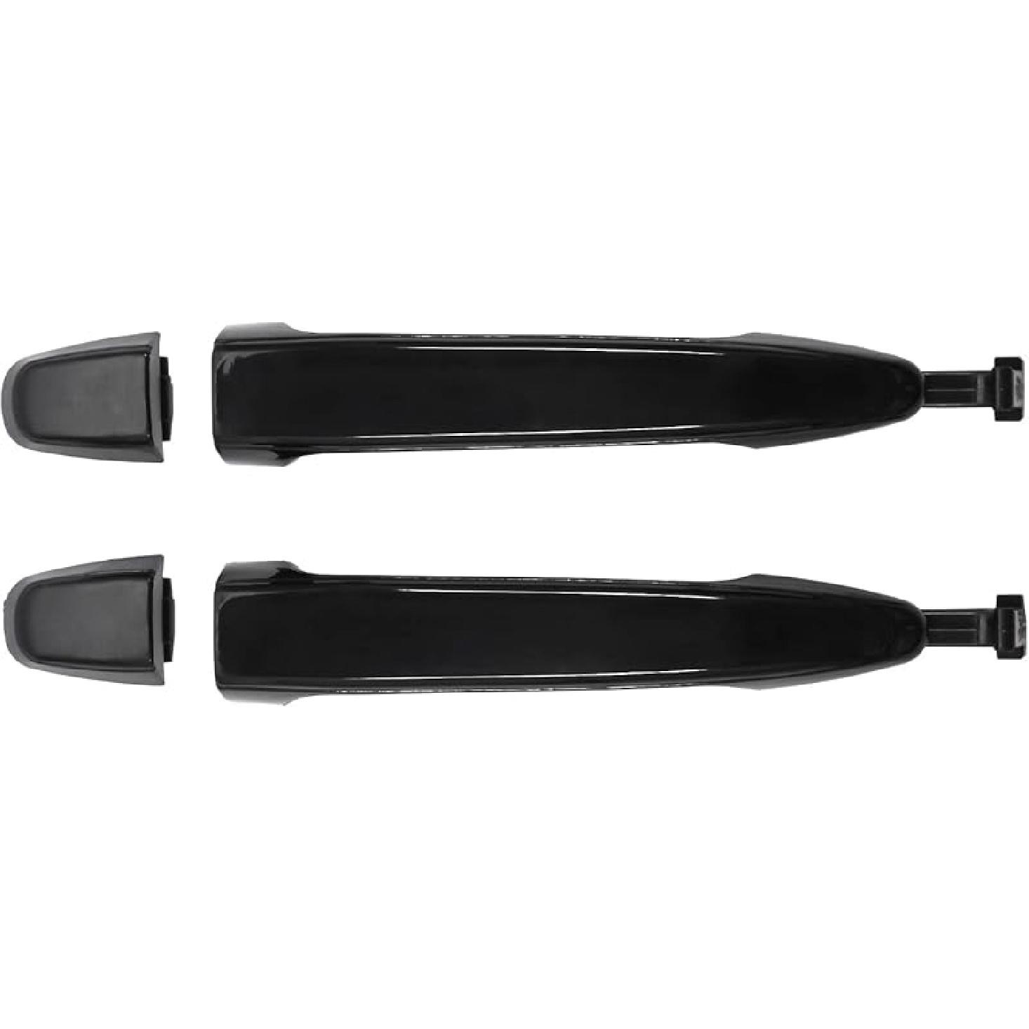 Gledewen Sliding Door Handles Exterior, Compatible With 2004-2010 Toyota Sienna, Rear Outside Left Driver & Right Passenger Side | Replace# чёрный