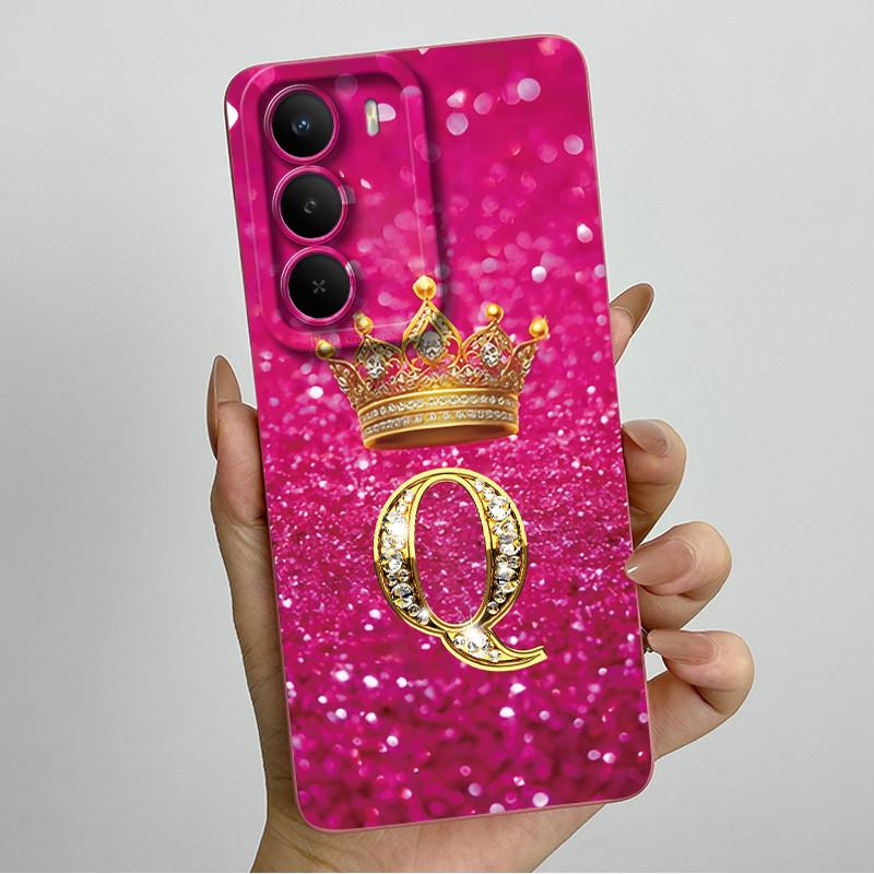 Phone Case For Realme C71 2025 Cover Luxury Crown Letters Soft Silicone Shell Shockproof Bumper for Oppo realme C71 C 71 4G Etui