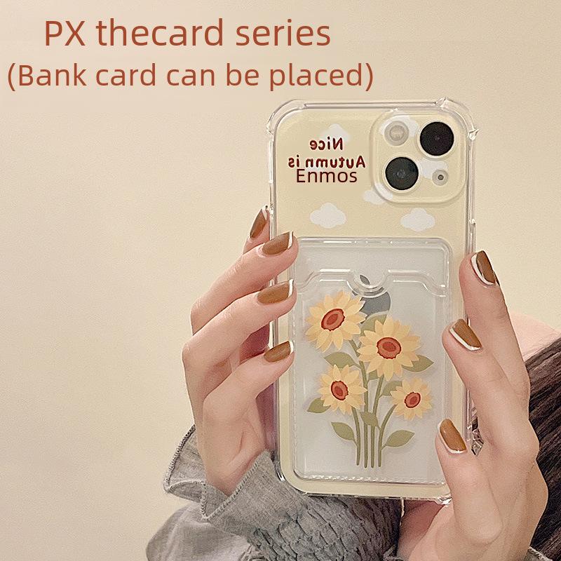 Zhitai Sunflower Shell for iPhone 15/14 Pro Max/16/6/7/8 Plus