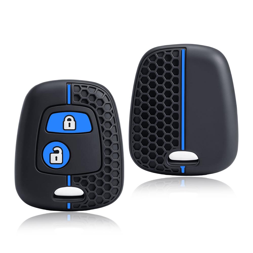 2 Button Silicone Car Key Cover Case For Peugeot 106 107 206 207 307 Citroen C1 C2 C3 C4 Xsara Picasso For Toyota Aygo Protector