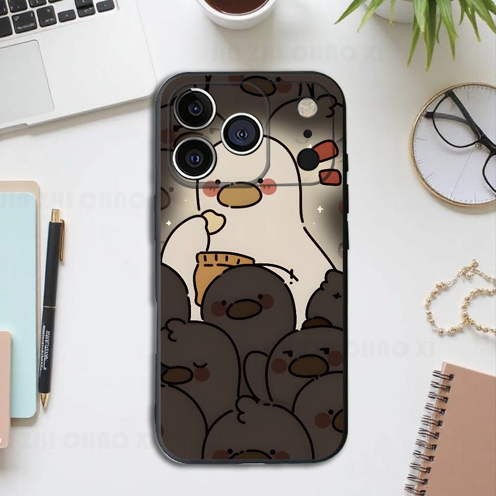 

Glow Line Puppy Silicone Soft Phone Case For IPhone17 16 15 14 13 12 11 Pro Max Plus X XR SE Cover iPhone14Pro