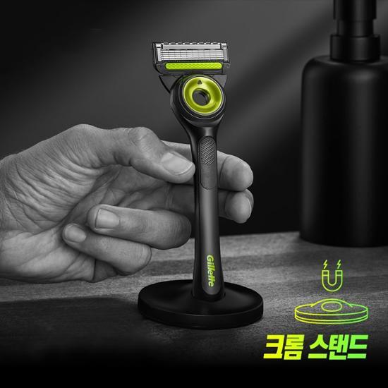 Gillette [ny] Gillette Labs Deep Cleansing Bar Shaver Neon Night Edition Håndtak+1 blad 