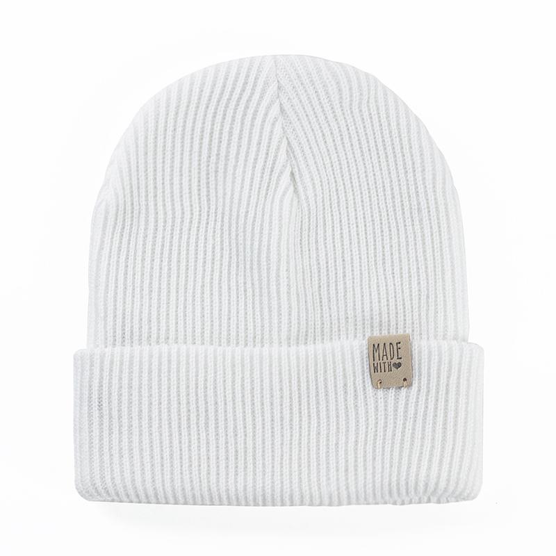 Geebro Женская Мужская Зимняя Шапка-Бини Ребристая Вязаная Шапка с Отворотом Повседневная Однотонная Шапка-Бини Свободная Ретро Лыжная Шапка Унисекс Теплая Шапка