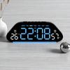 LED Electronic Alarm Clock Living Room Wall Clock Temperature and Humidity Display Large Screen Digital Clock 1110 Temperature and Humidity Display