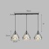 Industrial Pendant Light Led Adjustable Hanging Lamp Shade for Home Kitchen Metal Cage Pendant Lighting for Island Dining Room