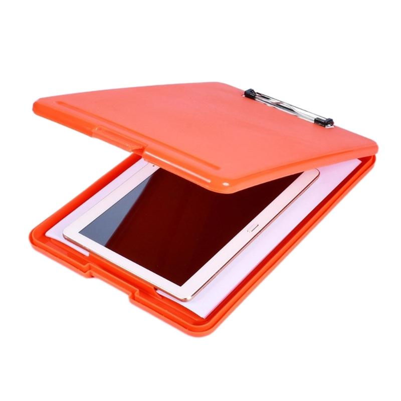 

Папка-органайзер 2-в-1 с клипбордом, водонепроницаемая, пыленепроницаемая коробка для хранения документов для больницы, врача, медсестры